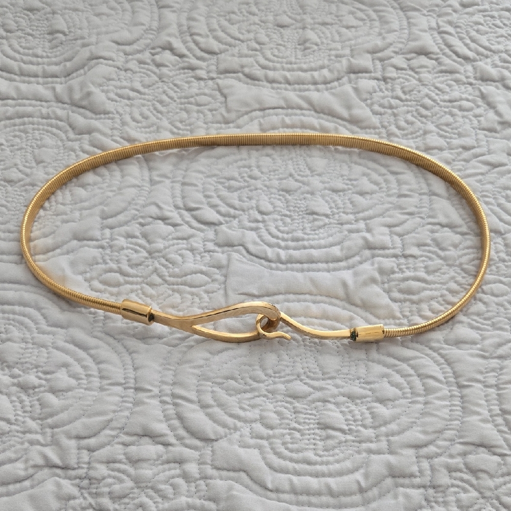 Vintage Elegant Gold Belt S